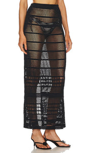 PEIXOTO Ellis Maxi Skirt in Black