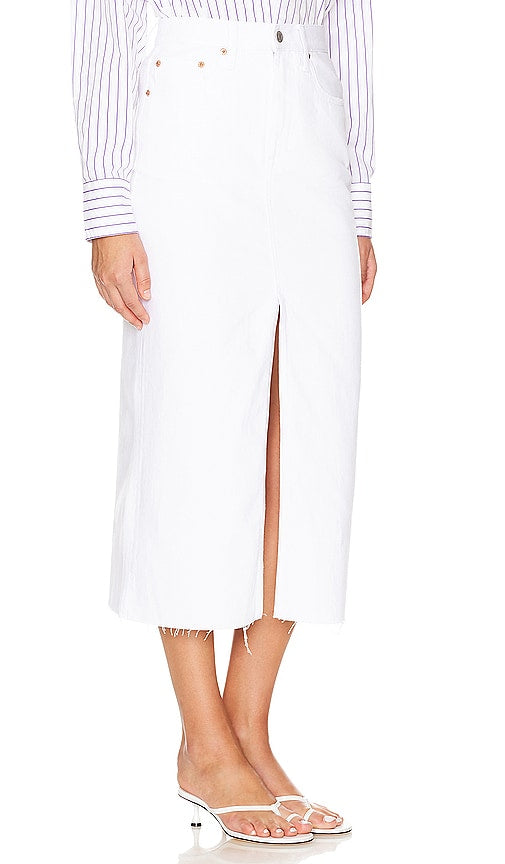 PISTOLA Alice High Rise Midi in White