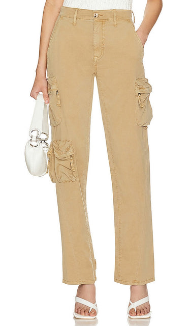 PISTOLA Bobbie Pant in Tan - Pantalon Bobbie PISTOLA en beige - PISTOLA Bobbie 棕褐色长裤 - PISTOLA Bobbie Hose in Hellbraun - PISTOLA 바비 팬츠 - Pantaloni PISTOLA Bobbie in marrone chiaro
