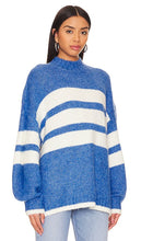 PISTOLA Carlen Mock Neck Sweater in Blue