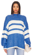 PISTOLA Carlen Mock Neck Sweater in Blue