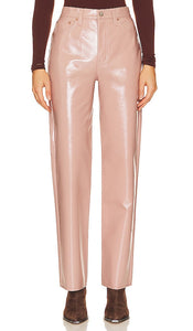 PISTOLA Cassie Super High Rise Straight in Blush