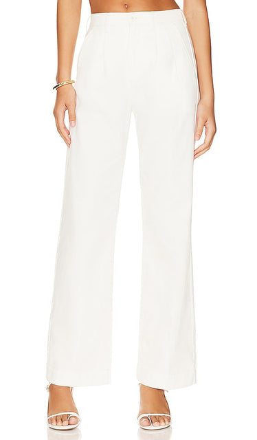 PISTOLA Ellery Pant in White - PISTOLA Pantalon Ellery en Blanc - PISTOLA Ellery 白色长裤 - PISTOLA Ellery Hose in Weiß - PISTOLA 엘러리 팬츠 - Pantaloni PISTOLA Ellery in bianco