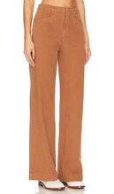 PISTOLA Jasmine High Rise Wide Leg Trouser in Brown