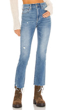 PISTOLA Lennon High Rise Cropped Boot in Denim-Medium