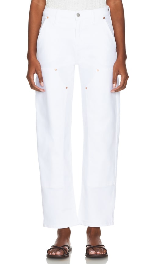 PISTOLA Lexi Carpenter Straight Leg in White - PISTOLA Lexi Carpenter jambe droite en blanc - PISTOLA Lexi Carpenter 白色直筒裤 - PISTOLA Lexi Carpenter gerades Bein in Weiß - PISTOLA Lexi Carpenter 스트레이트 레그 화이트 색상 - PISTOLA Lexi Carpenter Gamba dritta in bianco