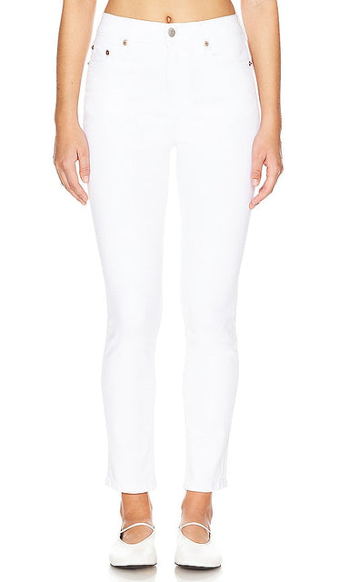 PISTOLA Madi Slim Leg in White - PISTOLA Madi Jambe Slim en Blanc - PISTOLA Madi 白色修身裤腿 - PISTOLA Madi Slim Leg in Weiß - PISTOLA 마디 슬림 레그 화이트 색상 - Gamba PISTOLA Madi Slim in bianco