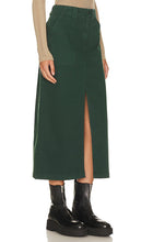 PISTOLA Pamela Utility Midi Skirt in Dark Green