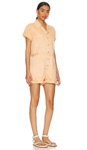 PISTOLA Parker Romper in Peach