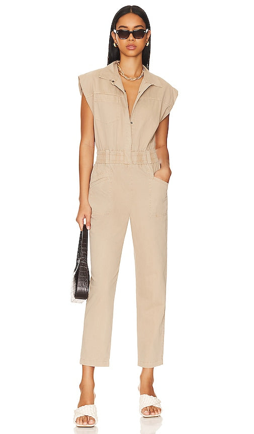 PISTOLA Rosie Jumpsuit in Beige - PISTOLA Combinaison Rosie en Beige - PISTOLA Rosie 米色连身裤 - PISTOLA Rosie Overall in Beige - PISTOLA Rosie 점프수트베이지 색상 - Tuta PISTOLA Rosie in beige