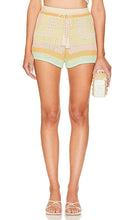 PQ Crochet Short in Green - Short en crochet PQ en vert - PQ 绿色钩针短裤 - PQ-Häkelshorts in Grün - PQ 크로셰 쇼츠 - Pantaloncini PQ all'uncinetto in verde