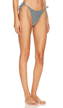 PQ Detail Tie Bikini Bottom in Blue