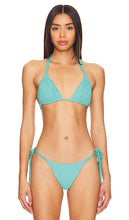 PQ Mila Triangle Bikini Top in Teal - Haut de bikini triangle PQ Mila en bleu sarcelle - PQ Mila 青色三角比基尼上衣 - PQ Mila Triangel-Bikinioberteil in Blaugrün - PQ Mila 트라이앵글 비키니 탑 - Top bikini a triangolo PQ Mila color verde acqua