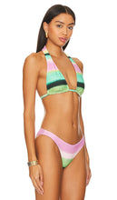 PQ Sadler Halter Bikini Top in Green
