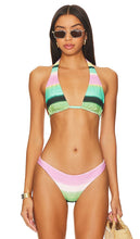 PQ Sadler Halter Bikini Top in Green - Haut de bikini dos nu PQ Sadler en vert - PQ Sadler 绿色挂脖比基尼上衣 - PQ Sadler Neckholder-Bikinioberteil in Grün - PQ Sadler 홀터 비키니 탑 - Top bikini Halter PQ Sadler in verde
