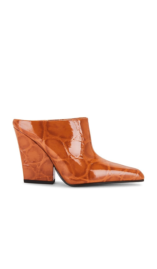 Paris Texas Jane Sabot in Brown | Ginger Closed Toe Mules for Women