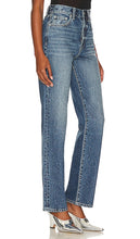 PISTOLA Cassie Super High Rise Straight in Blue