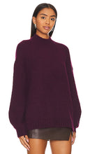 PISTOLA Carlen Mock Neck Sweater in Burgundy