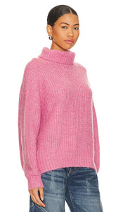 PISTOLA Ashley Turtleneck Sweater in Pink