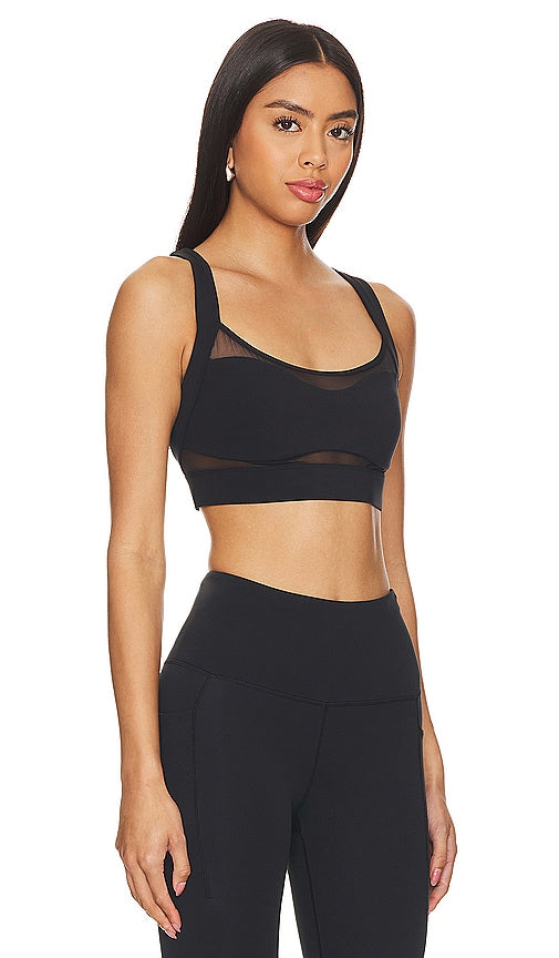 P.E Nation Freestyle Sports Bra in Black