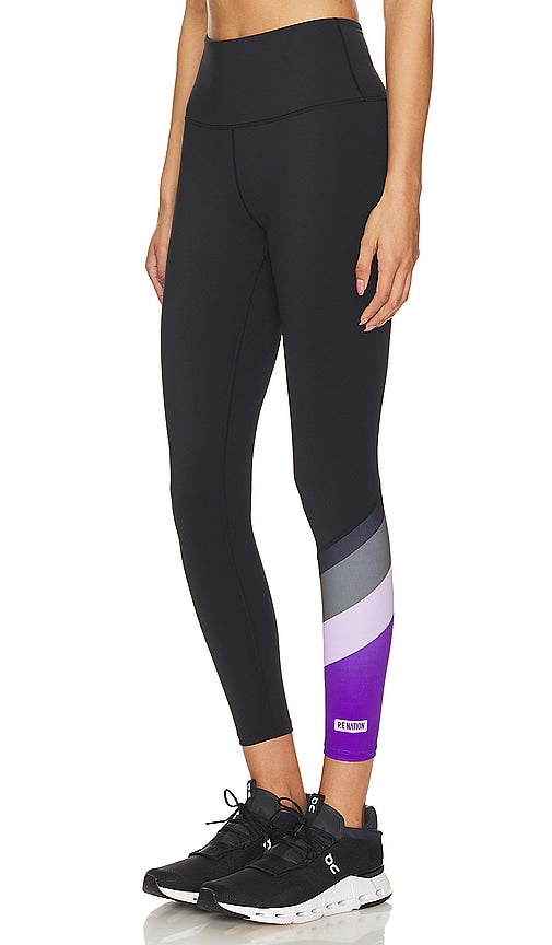 P.E Nation Pole Position Cropped Legging in Black