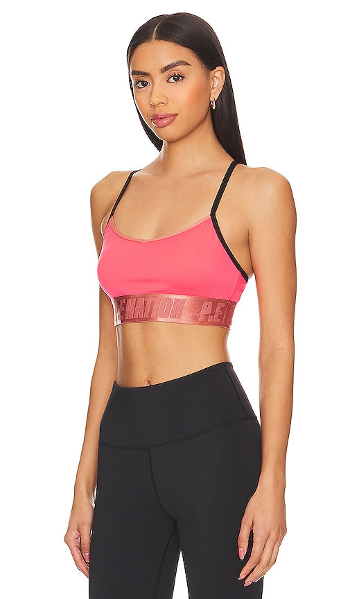 P.E Nation Verbena Sports Bra in Pink