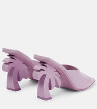 Palm Angels Palm Beach patent leather mules