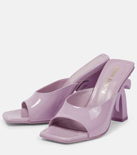 Palm Angels Palm Beach patent leather mules