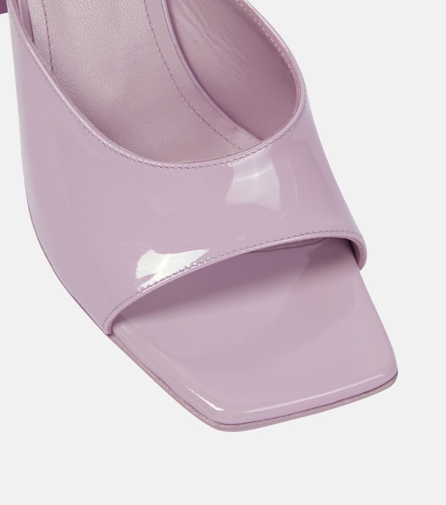 Palm Angels Palm Beach patent leather mules