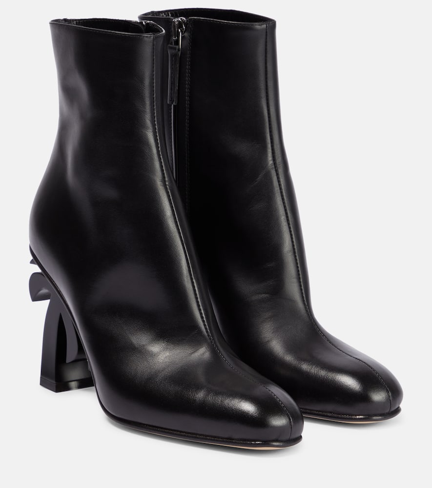 Palm Angels Palm leather ankle boots
