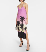Palm Angels Printed midi dress
