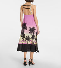 Palm Angels Printed midi dress