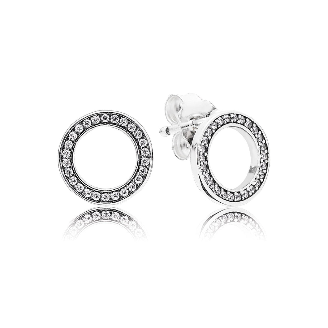 Pandora Forever Pandora Earrings, Clear CZ