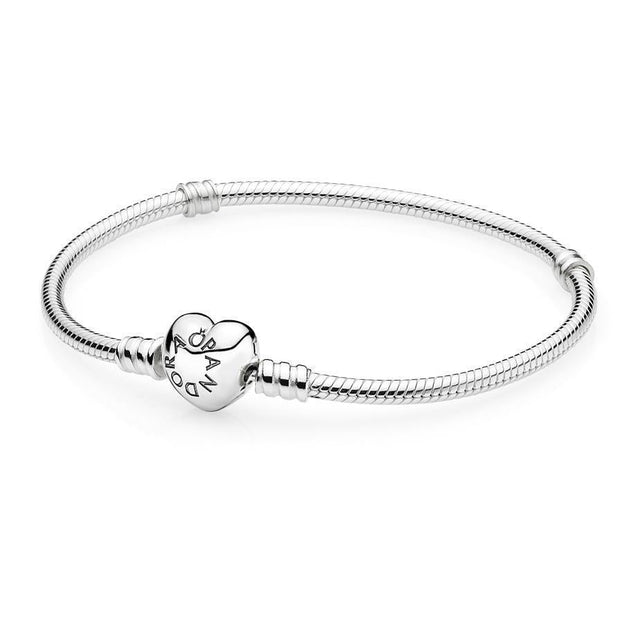 Pandora Heart Clasp Bracelet - 6.3in