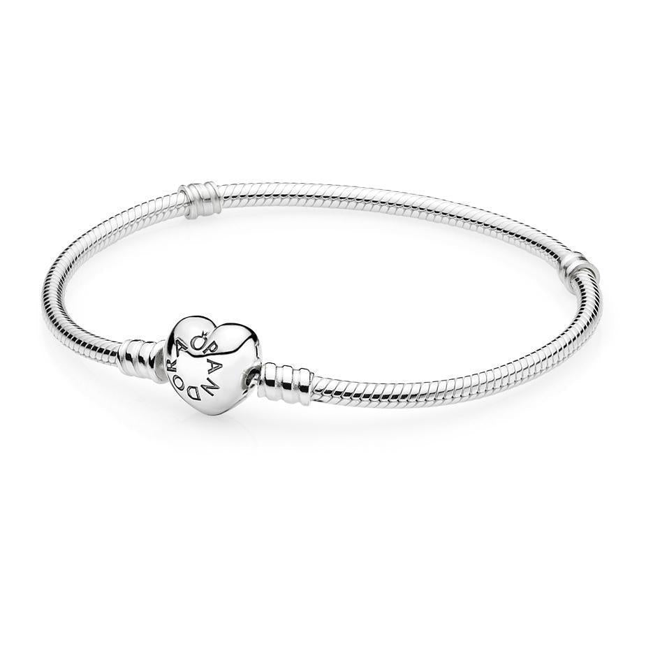 Pandora Heart Clasp Bracelet - 6.3in