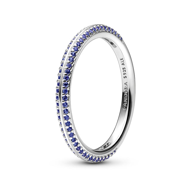 Pandora ME Blue Pave Ring - Size 7