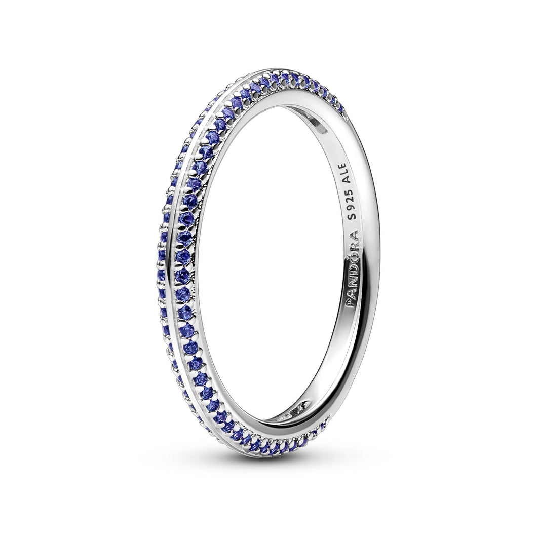 Pandora ME Blue Pave Ring - Size 7