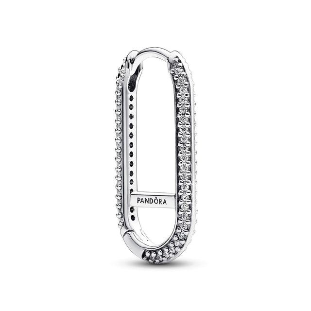 Pandora ME Extended Pave Link Single Earring