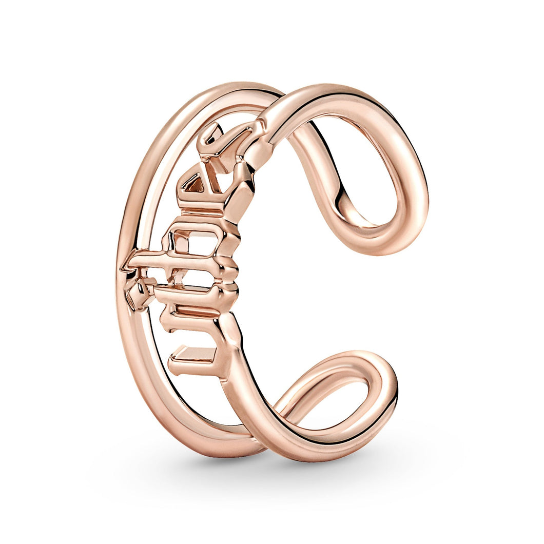 Pandora ME Vibes Open Ring, Rose Gold-Plated - Size 6