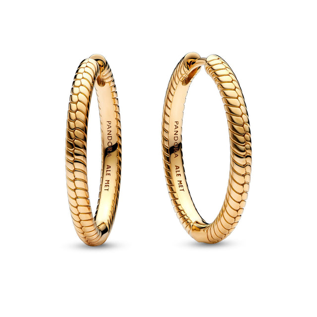 Pandora Moments Charm Hoop Earrings | Gold-Plated
