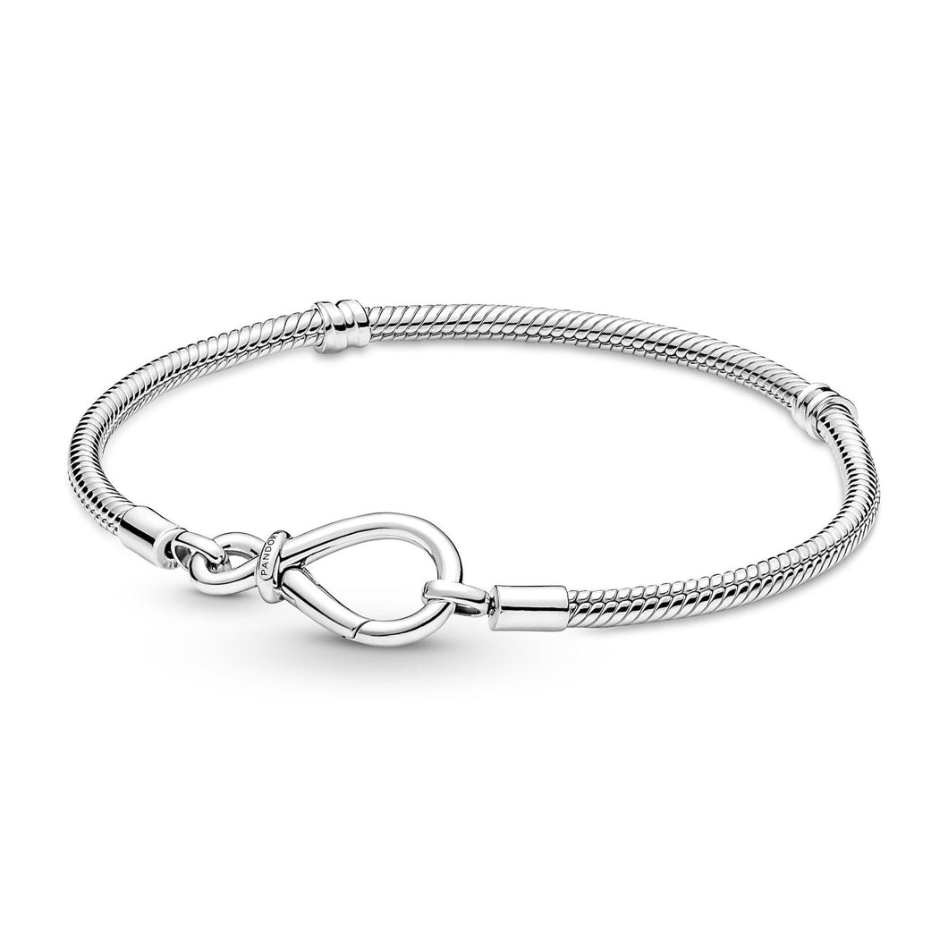Pandora Moments Infinity Knot Snake Chain Bracelet - 6.3 inches