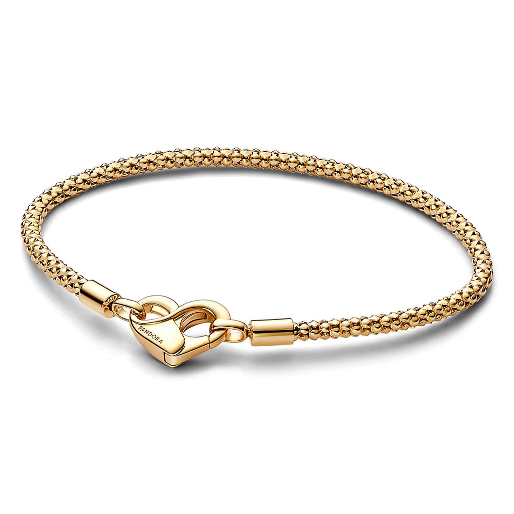 Pandora Moments Studded Chain Bracelet | Gold-Plated | 6.3 Inches