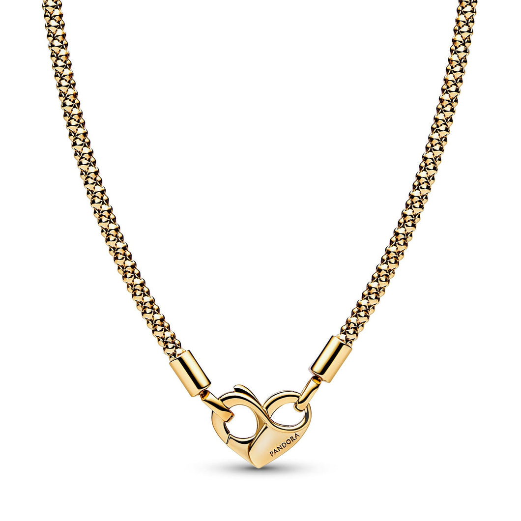 Pandora Moments Studded Chain Necklace | Gold-Plated