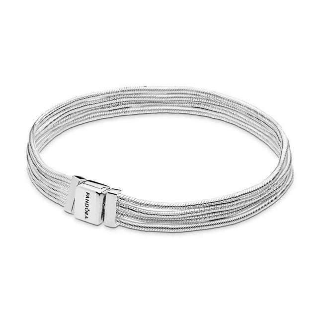 Pandora Reflexions Multi Snake Chain Bracelet - 6.3inches