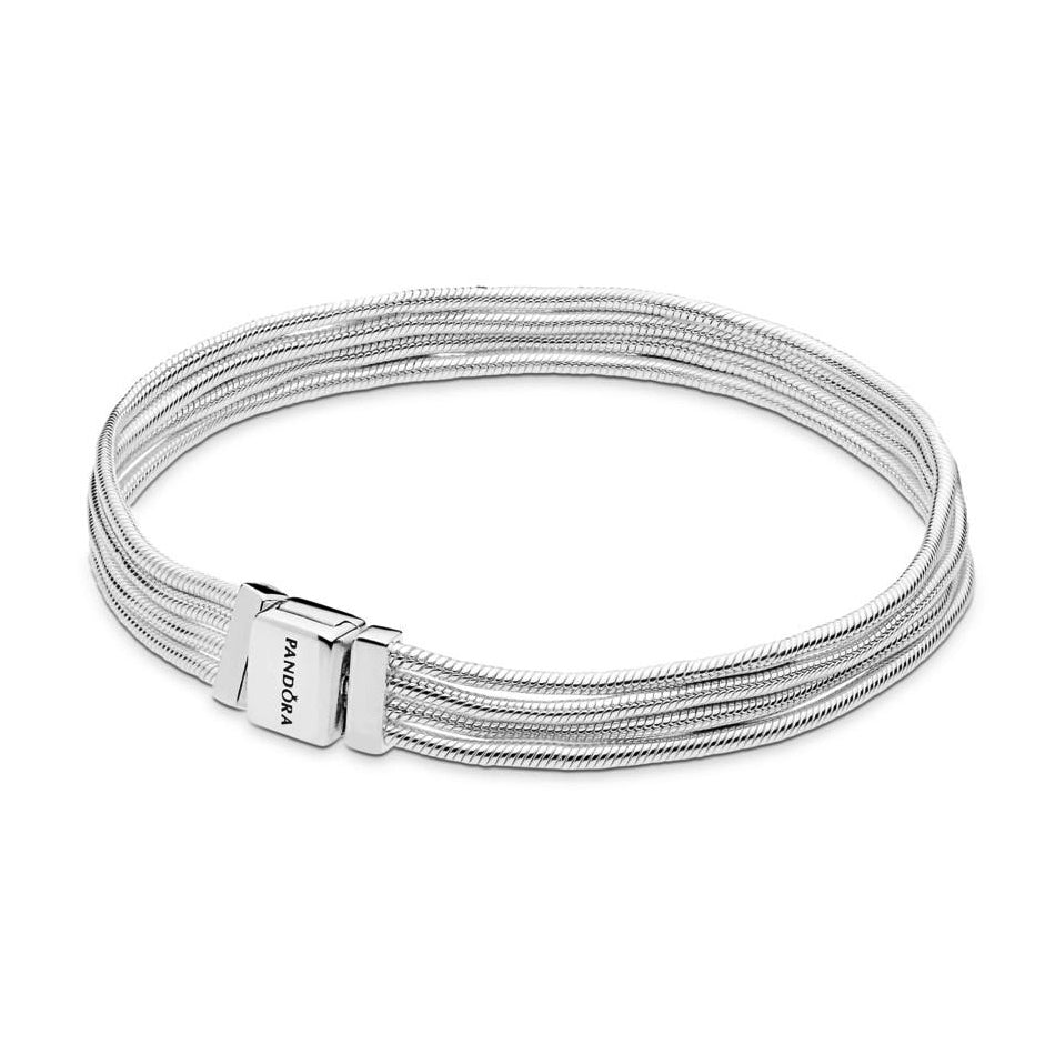 Pandora Reflexions Multi Snake Chain Bracelet - 6.3inches
