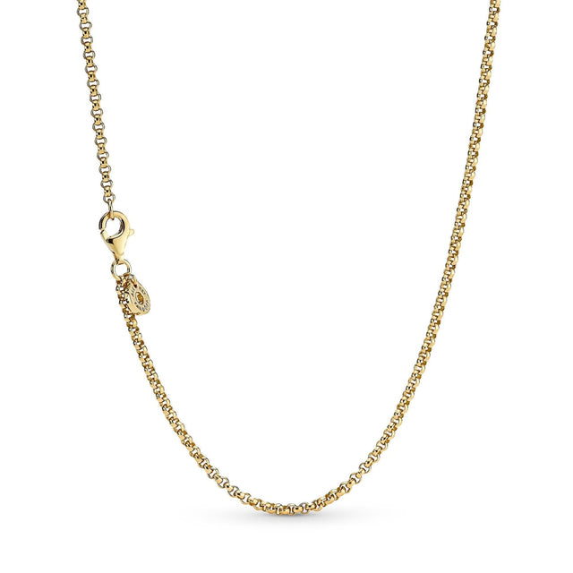 Pandora Rolo Chain Necklace, Gold-Plated