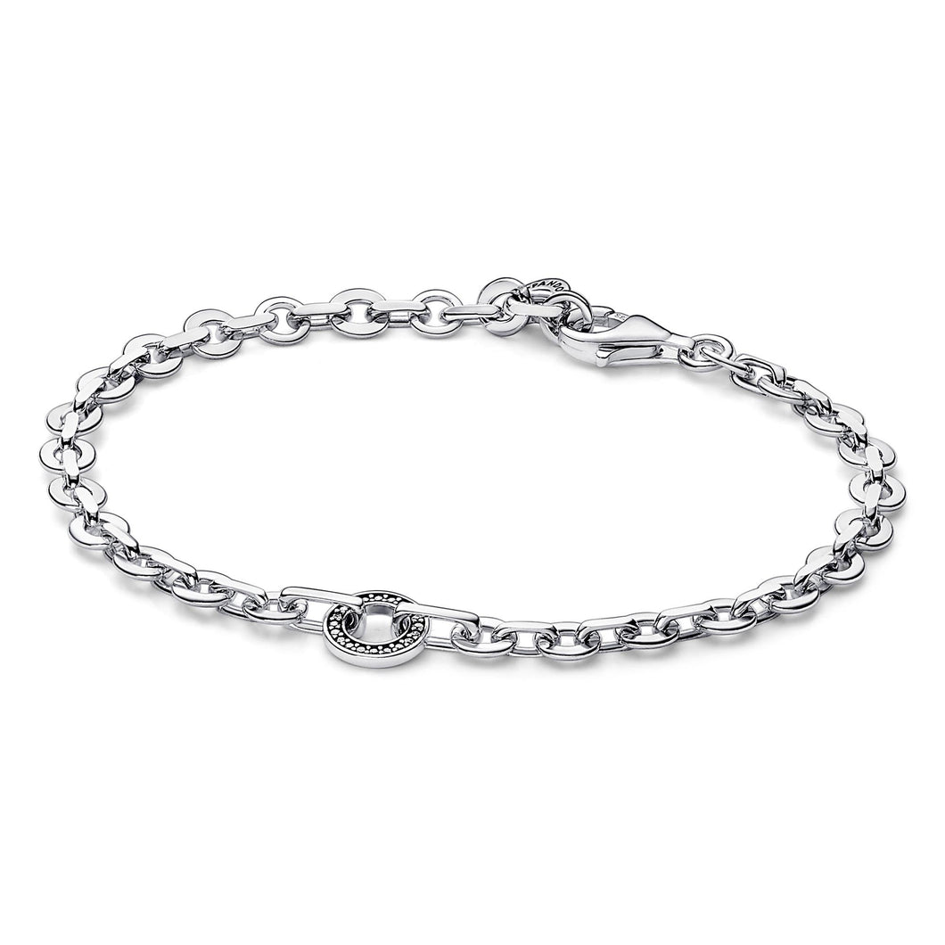Pandora Signature Pave Bold Chain Bracelet | 6.3 Inches