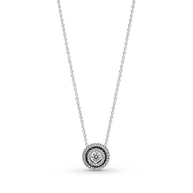 Pandora Sparkling Double Halo Collier Necklace
