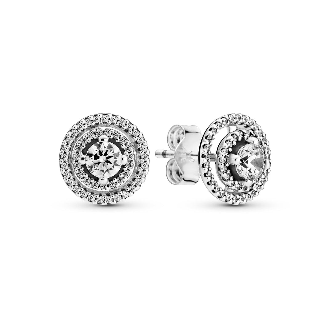 Pandora Sparkling Double Halo Stud Earrings