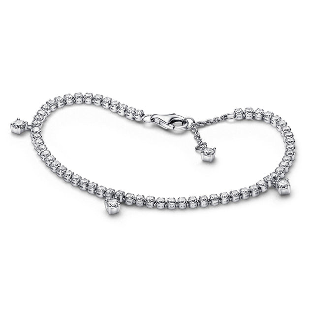 Pandora Sparkling Drops Tennis Bracelet | 6.3 Inches